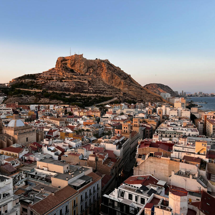 Untitled Historic Costa Blanca old town street, perfect for Canadians moving to Alicante